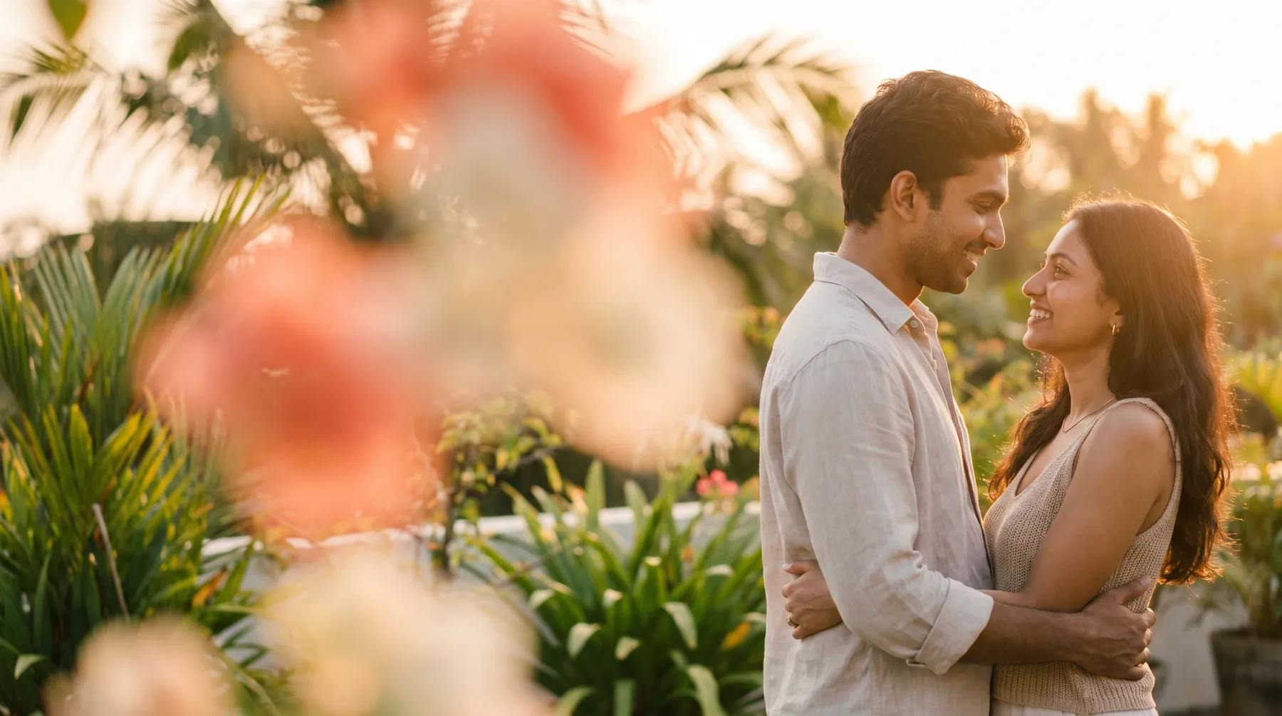 Lifestyle photo · couple smiling at their phone